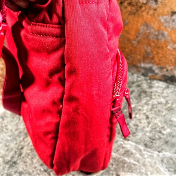 VERA BRADLEY Cardinal Red Recycled Cotton Utility Crossbody - Picture 7 of 15